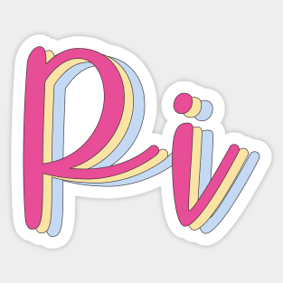 Pi Sticker